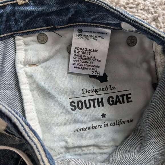 NWT AG Adriano Goldschmied The Phoebe Vintage High Waist Tapered Leg Jeans - Picture 8 of 16